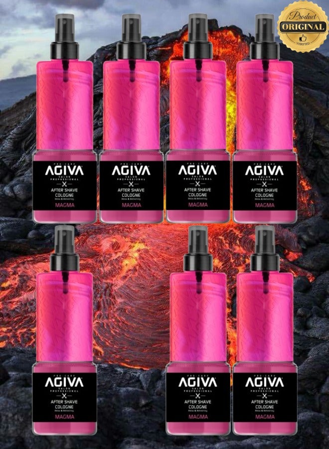 Agiva 7 Pieces Agiva After Shave Cologne Magma - Image 1