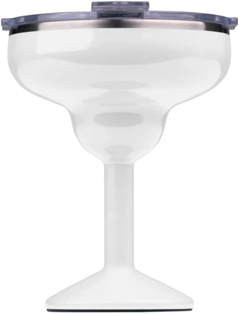 ORCA Rita | Temperature Insulated, Stainless Steel Margarita Glass, Lidded Tumbler for Cocktails, Wine & Cold Drinks â€” Pearl Gloss - Image 1
