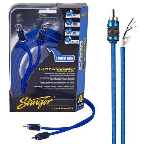 STINGER 2-Channel 3 FT 6000 Series Audiophile Grade RCA Interconnect Cable, Subwoofer Cable (2-Channel, 3 feet) - Image 5