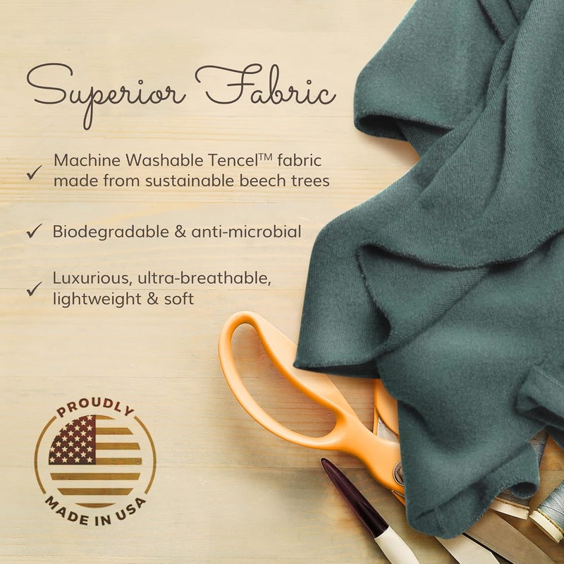 Happyluxe Travel Shawl Wraps for Women - 68x35in Wrap. Lightweight Pashmina, Airplane Travel Blanket Scarf. Made In USA - Image 3