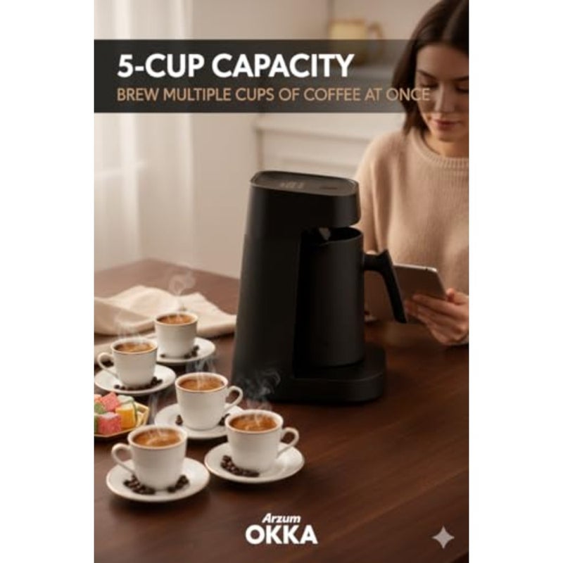 ماكينة أوكا مينيو جيت التركية للمبيعات OK0017، أسود - Image 3