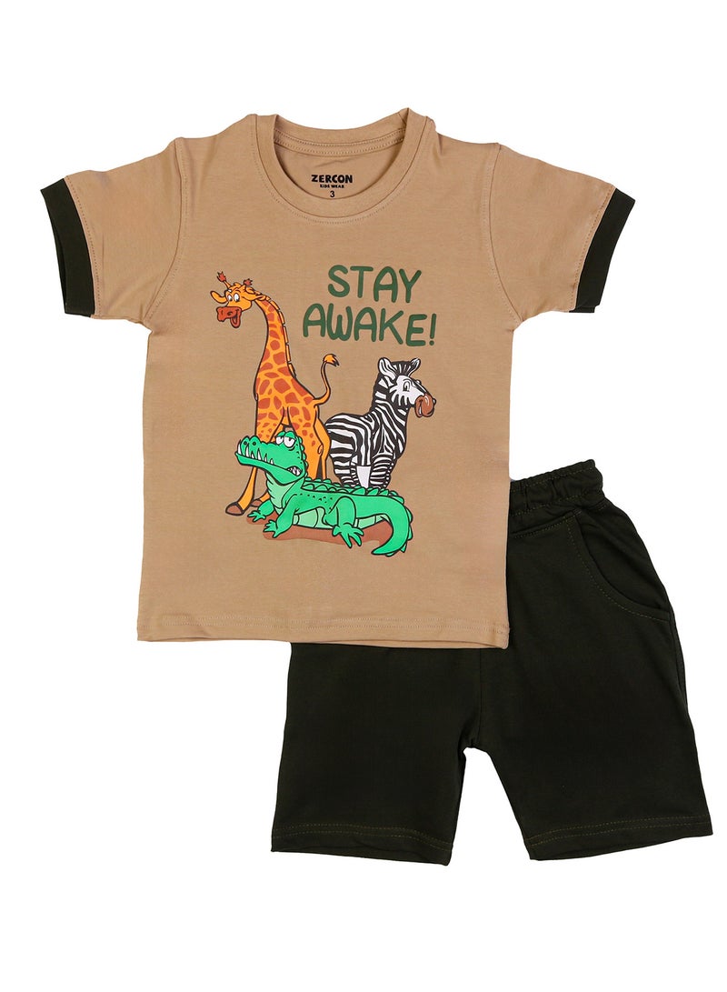 Zercon Summer Pajama Set for Boys - Image 1