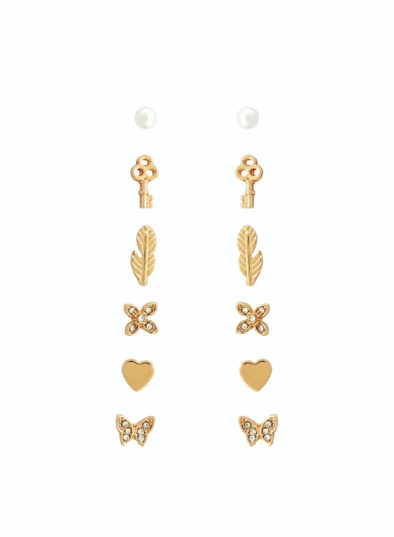 AMICA Pack of 6 Earrings