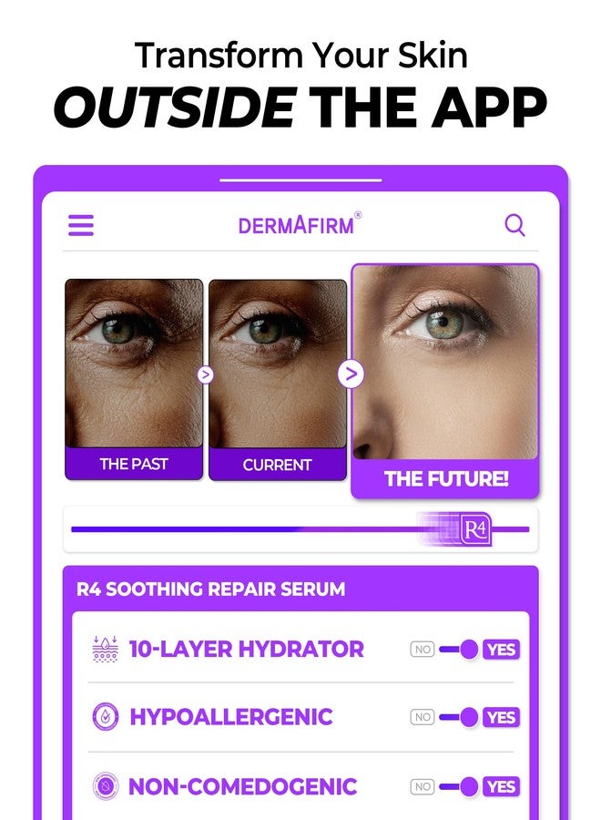 DERMAFIRM Soothing Repair Hydrating Face Serum R4 | Dark Spot Serum Skin Glow Korean Face Oil with Eucalyptus, Peptide & Collagen | Gentle for All Skin Types No Animal Trials No Paraben 1.69 fl oz - Image 2