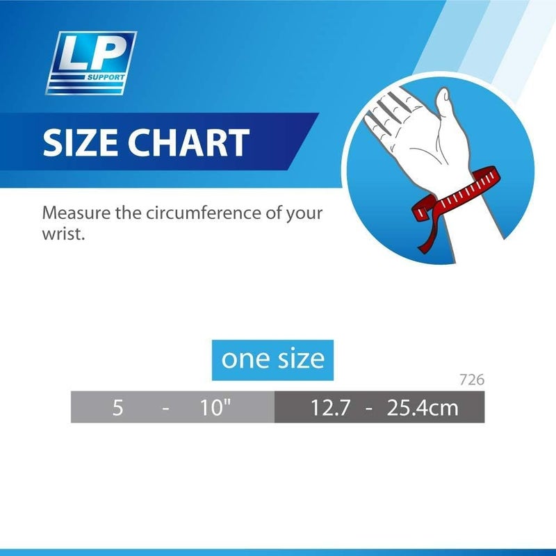 LP Support 726 Wrist Wrap - Tan - Image 4