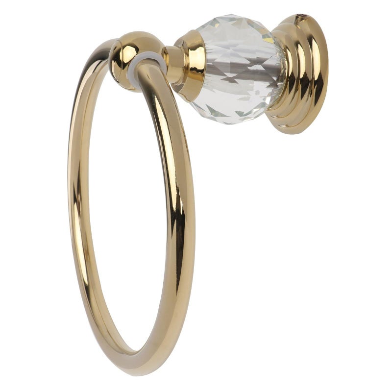 Stainless Steel Golden Round Towel Ring Bathroom Holder Accessories - Image 2