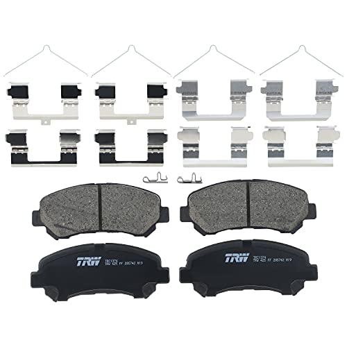 TRW Pro TRC1374 Disc Brake Pad Set For Nissan Maxima 2009-2014, Front, And Other Applications - Image 1
