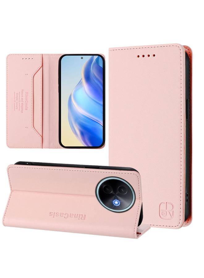 erorex Case For vivo Y39 5G Global RC01 Dual-Folded Magnetic Suction RFID Leather Phone Case - Image 1