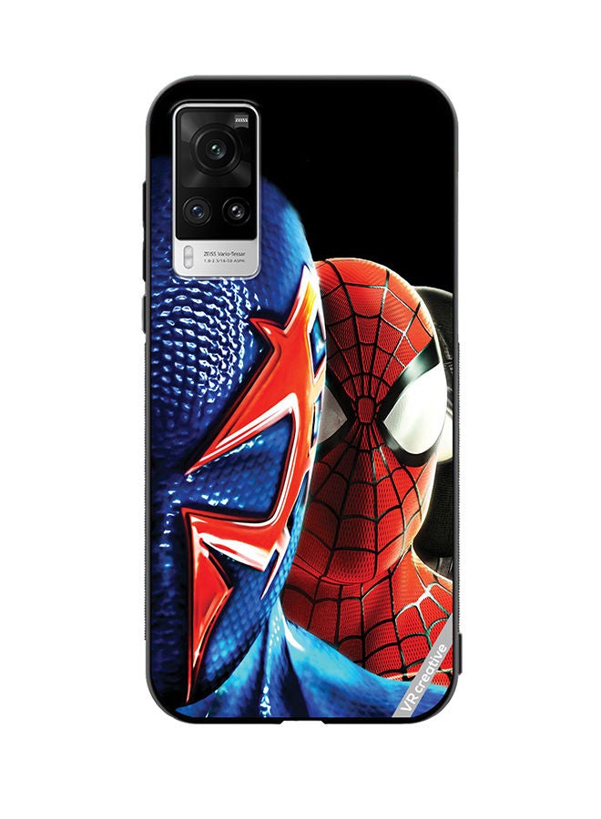 VR CREATIVE Protective Case Cover For Vivo X60 Pro Spiderman Design Multicolour - Image 1