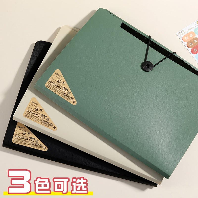 Student Test Paper Clip Organ Bag Multi-Layer Folder Office Information Kit Large Capacity Quantum Maternity Inspection Information Kit - Image 5