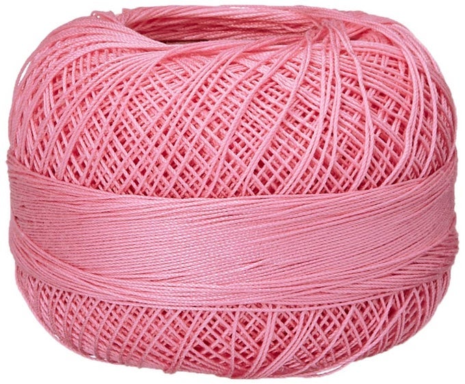 SIZE 80 HH80622 HH80 COTTON THREAD 184 YDS 10 GRAMS PINK MEDIUM