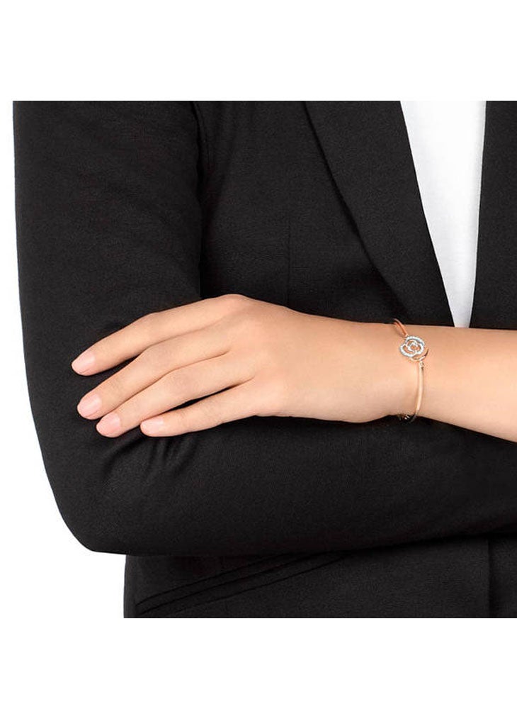 general Endearing Rose Charm Embellished Bracelet - Image 2