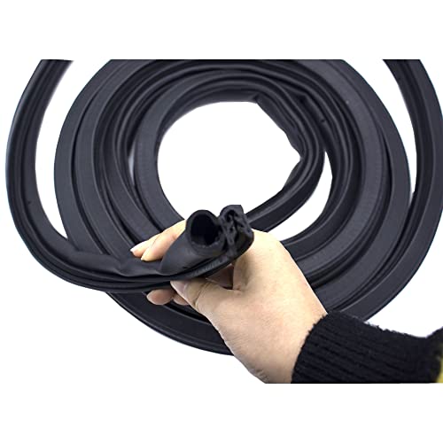 MOCW شريط مطاطي لعزل الطقس لباب الكابينة MOCW 13.5 قدم سلسلة 1100 مناسب لبيتر بيل 359، 379 من 1986-2007 استبدال رقم OE # 20-10985-644، R60-6001-650 (1 قطعة ل1 باب) - Image 2