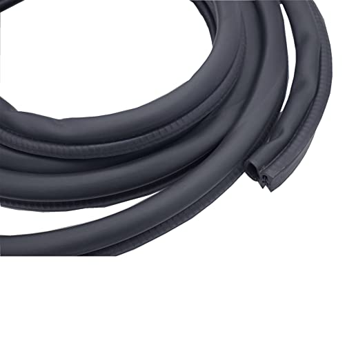 MOCW شريط مطاطي لعزل الطقس لباب الكابينة MOCW 13.5 قدم سلسلة 1100 مناسب لبيتر بيل 359، 379 من 1986-2007 استبدال رقم OE # 20-10985-644، R60-6001-650 (1 قطعة ل1 باب) - Image 4