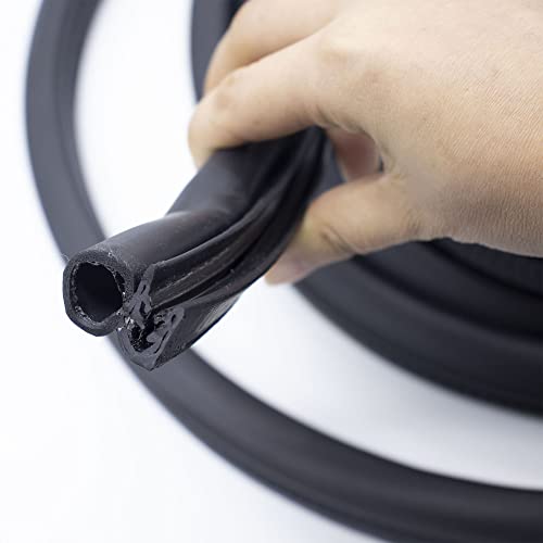 MOCW شريط مطاطي لعزل الطقس لباب الكابينة MOCW 13.5 قدم سلسلة 1100 مناسب لبيتر بيل 359، 379 من 1986-2007 استبدال رقم OE # 20-10985-644، R60-6001-650 (1 قطعة ل1 باب) - Image 3