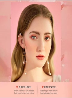 Pick Me Up Collection Pick Me Multifunctional Blush Rouge Cream Eyeshadow Lipstick 3-in-1 Palette Long-lasting Waterproof  03  - Image 2