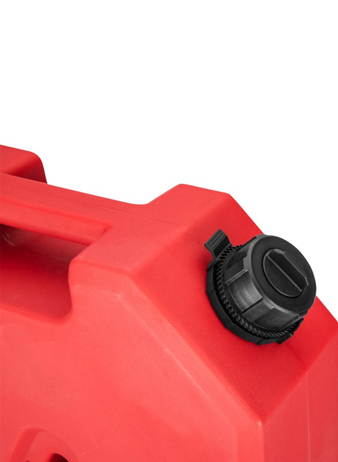 DPT Thick Fuel and Gasoline Tank, 
Portable Plastic Petrol Container, Red, capacity 3.8 L - Image 3