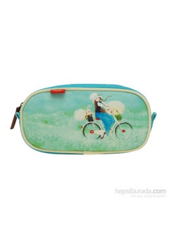 Santoro Korı Sand Oval Pencil Case-Summertime 478kk01  - Image 2