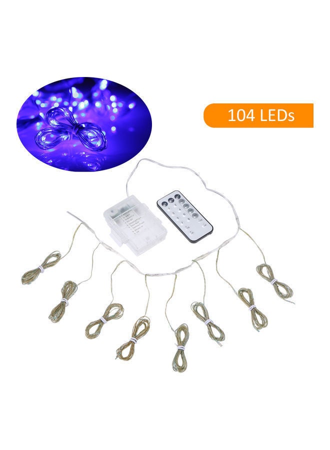 NIBEMINENT IP65 Water Resistance LED Umbrella Light with Remote Multicolour - Image 1