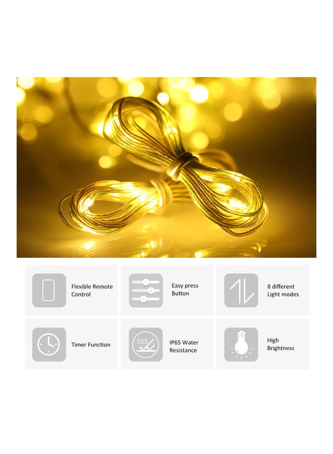 NIBEMINENT IP65 Water Resistance LED Umbrella Light with Remote Multicolour - Image 3