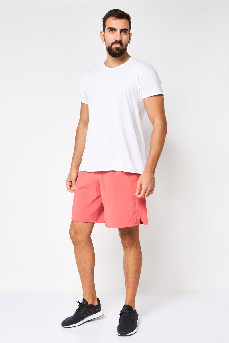 Nike شورت تدريب للرجال بقصة قياسية بطول 9 إنش، وردي قديم - Image 2