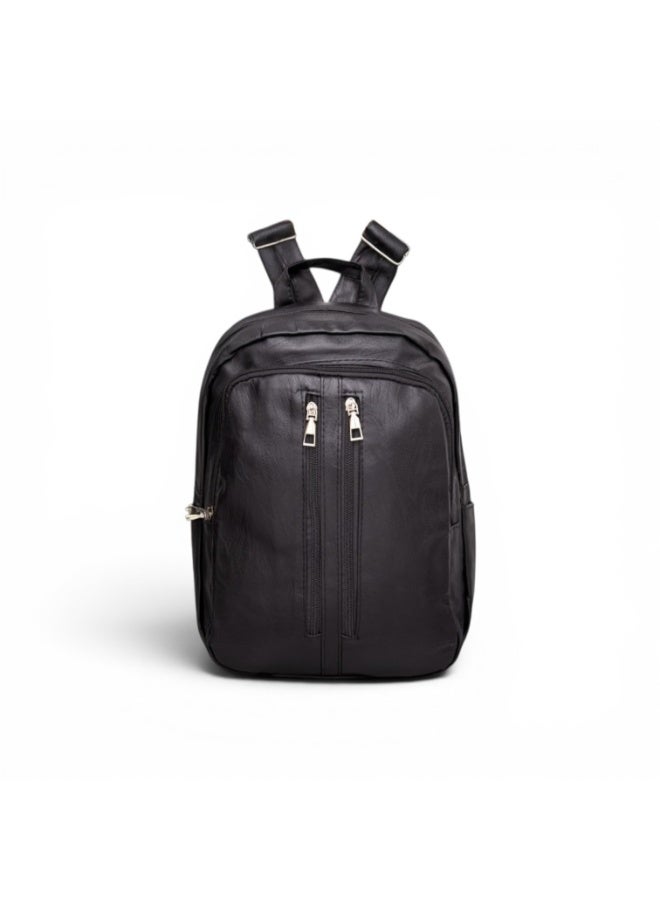 Premium Leather Backpack – Durable Stylish Backpack for Work, Travel, School & Daily Use - Image 2
