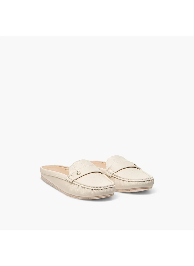 Le Confort Women's Textured Slip-On Mules