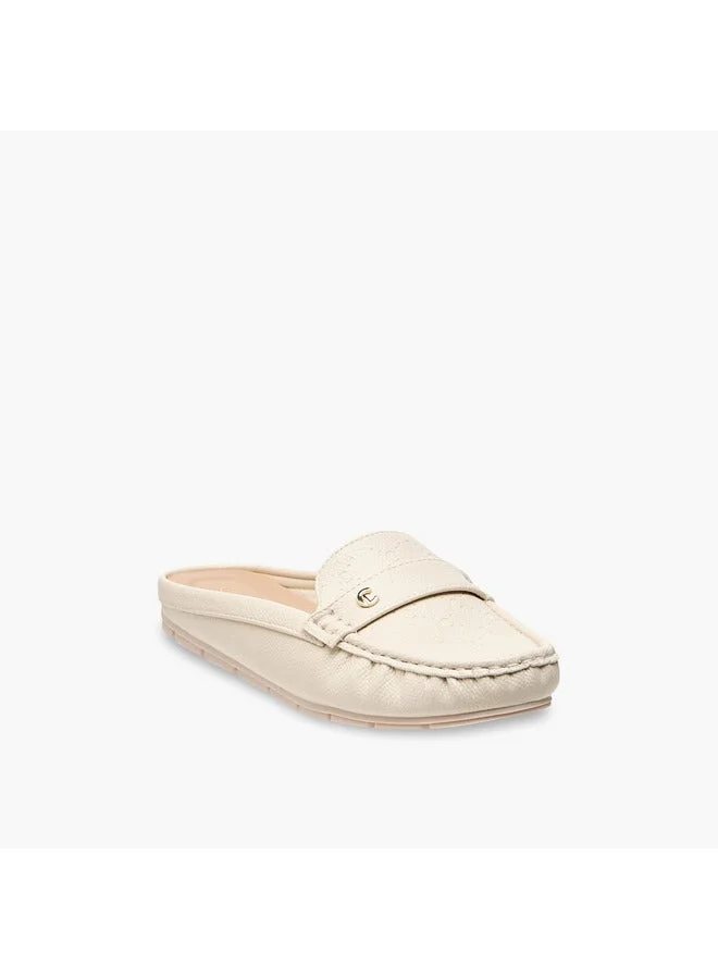 Le Confort Women's Textured Slip-On Mules