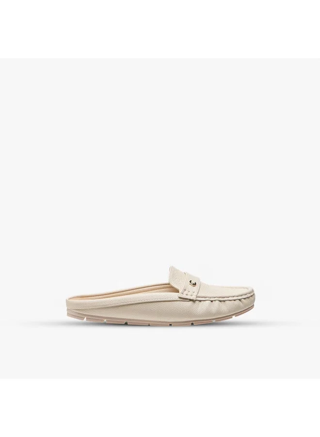 Le Confort Women's Textured Slip-On Mules