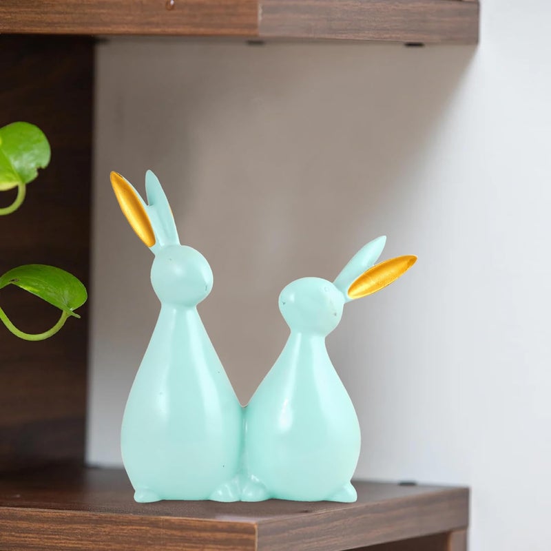 zart Cute Rabbit Pair Statue for Home Decor Showpiece Showpiece for Home Decor Living Room
