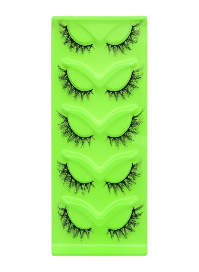 5 pairs Wispy Cat Eye Lashes Wispy False Eyelashes Natural look Eyelashes (MA05C) - Image 5