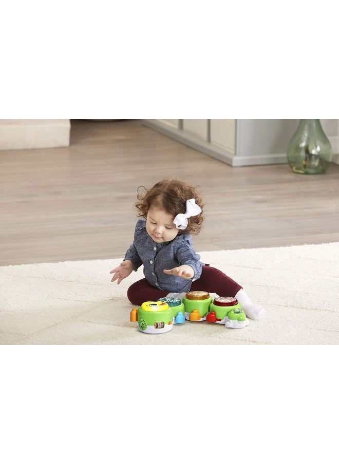 LeapFrog Learn & Groove Caterpillar Drums, Interactive Musical Toy For Toddlers, Teaches Colors, Numbers, And Drumming Skills, Fun Activity Toy For Babies Aged 12+ Months  - Image 5