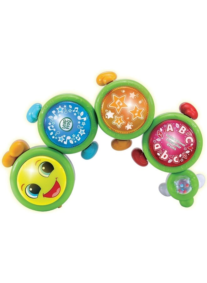 LeapFrog Learn & Groove Caterpillar Drums, Interactive Musical Toy For Toddlers, Teaches Colors, Numbers, And Drumming Skills, Fun Activity Toy For Babies Aged 12+ Months  - Image 1