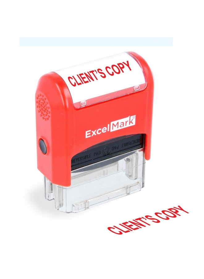 إكسلمارك ختم مطاطي ذاتي الحبر للمكتب - نسخة العميل - Image 1