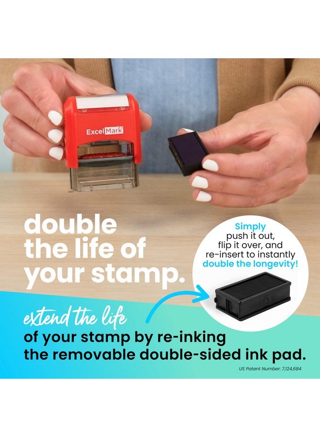 إكسلمارك ختم مطاطي ذاتي الحبر للمكتب - نسخة العميل - Image 5