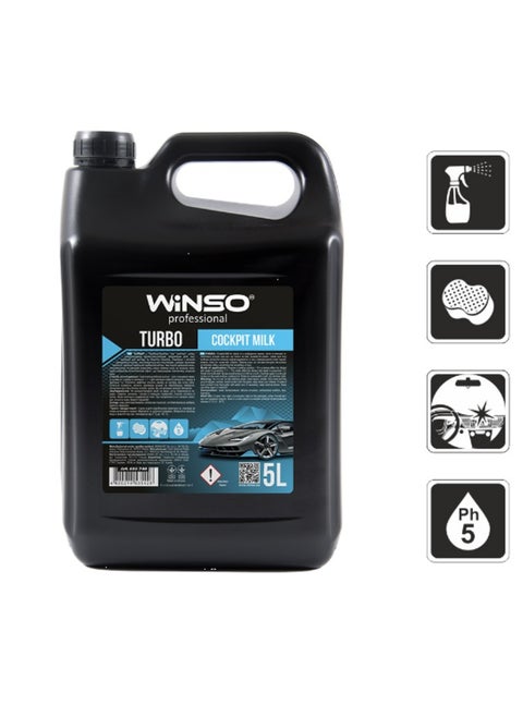 Turbo Cockpit Milk Plastic Polish-Milk Concentrate 1:1-1:2  5L