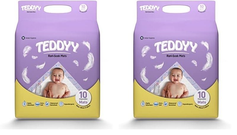 Baby Disposable Rapi-Soak Mats Size - 60 X 60 Cm - (Pack of 20)