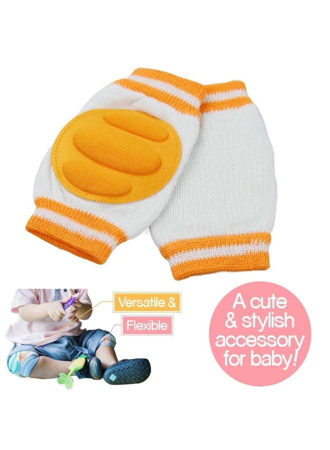 Amyzor 3 Pairs Baby Knee Pads for Crawling - Adjustable Breathable Waterproof Safety Protector, Anti-Slip Elastic Knee Elbow Pads Cushion for Babies, Toddlers, Infants, Boys, Girls, Kids - Image 2