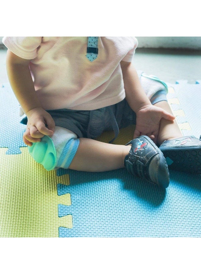 Amyzor 3 Pairs Baby Knee Pads for Crawling - Adjustable Breathable Waterproof Safety Protector, Anti-Slip Elastic Knee Elbow Pads Cushion for Babies, Toddlers, Infants, Boys, Girls, Kids - Image 4