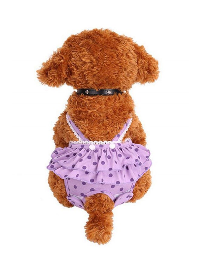 NIBEMINENT Dog Physiological Pants Purple 48x40cm