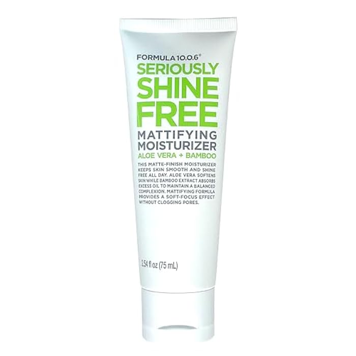 FORMULA 10.0.6 Seriously Shine Free Mattifying Moisturizer 2.54 fl oz (75ml) - Image 1