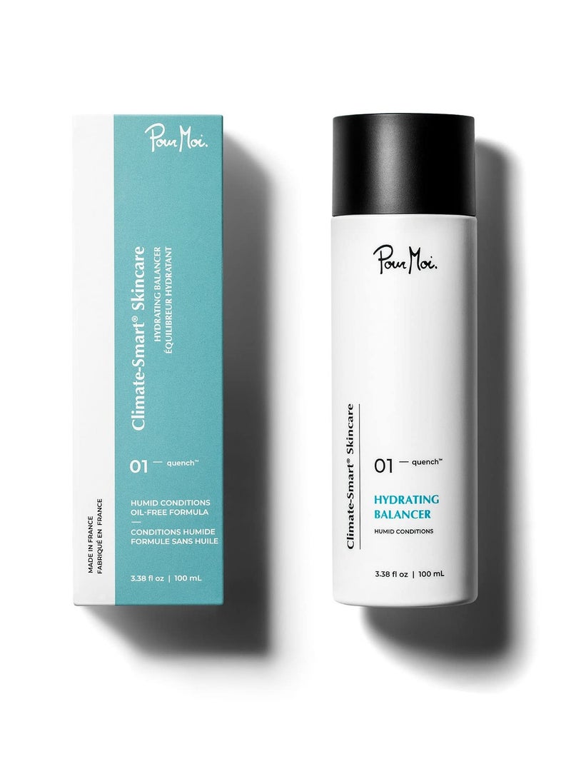 Pour Moi Pour Moi Hydrating Balancer with Hyaluronic Acid (Humid Conditions) | Ultimate Oil-Free Moisturizer for Oily Skin, Anti-Aging, Oil-Free Skin Hydrator for All Skin Types in Humid Climates 