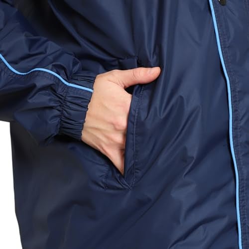 Zacharias Women's Waterproof Double Layer Raincoat/Rainsuit With Pant (kv-01_Navy.Blue_3X-Large) - Image 5