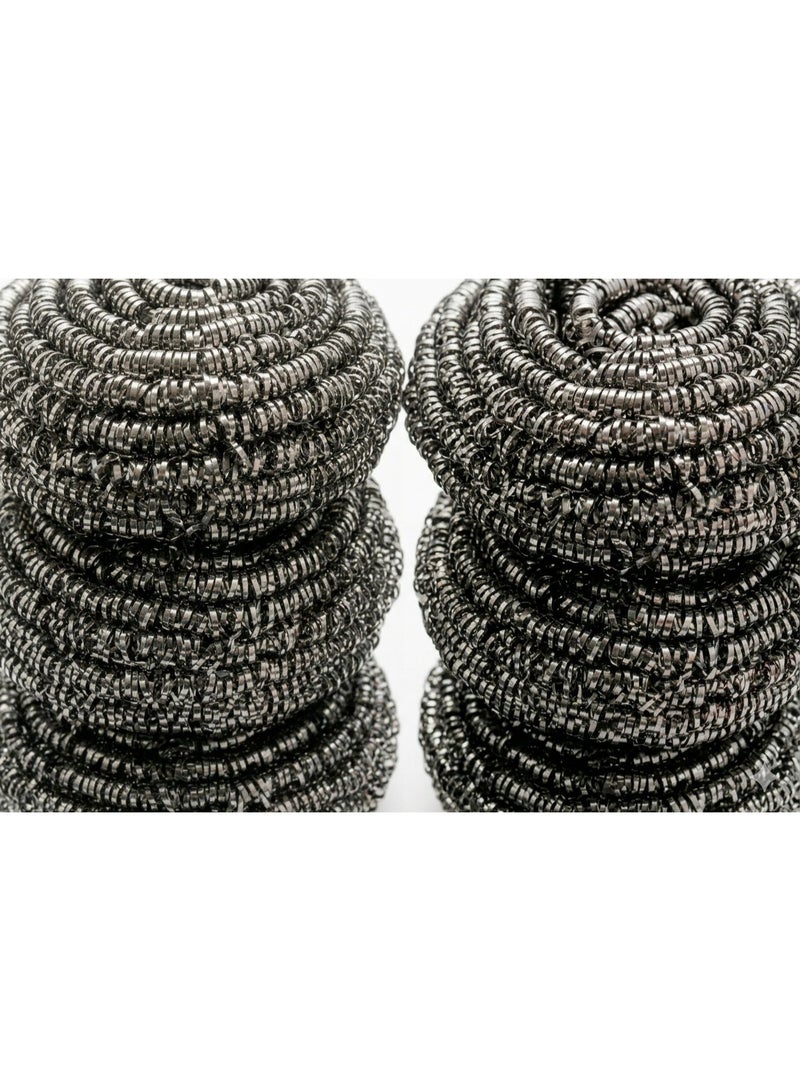 Premium Stainless Steel Wire Scrub Set -6 Piecec - For Removing Stubborn Grease and Dirt - Image 5