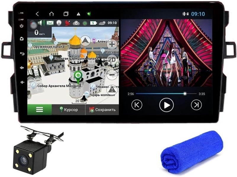 Wivplex مشغل وسائط متعددة مع نظام ملاحة GPS Wivplex DSP 4G Carplay Auto - Image 1