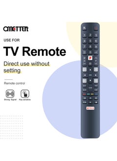 OMETTER New Original Remote For TCL TV RC802N YMI1 YM11 RC802N YLI2 YL12 RC802N YU15 YUI2 YU12 RC802N YAI2 YA12 55C2US 65C2US 32S6000S 