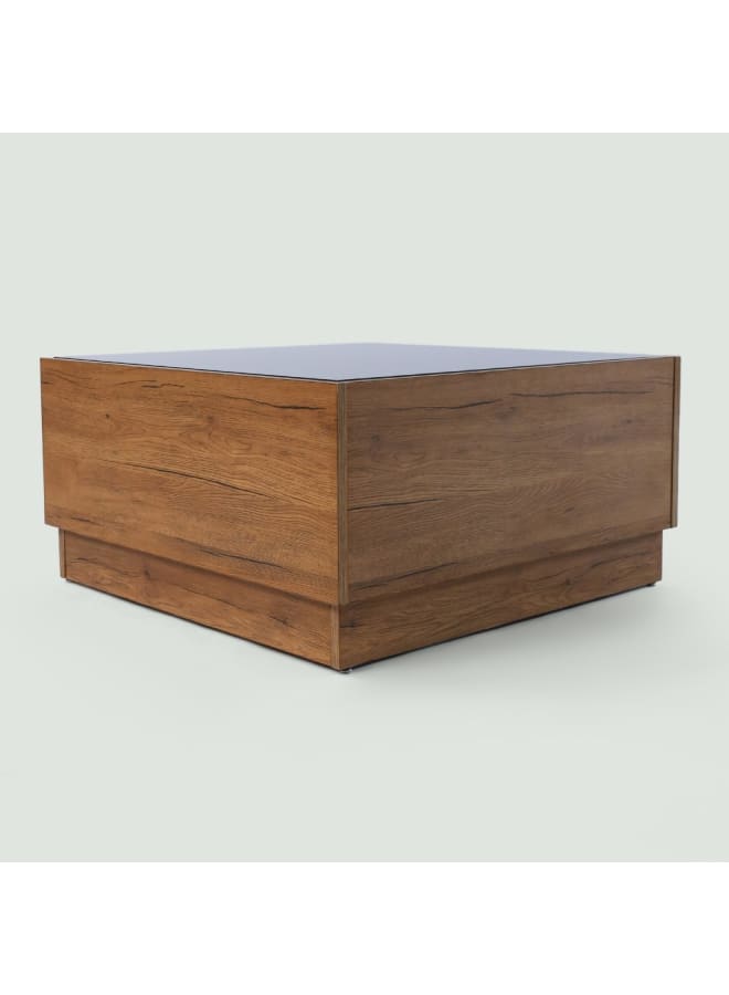 Joints طاولة القهوة بنية Engineered Wood 80x80x40  - Image 2