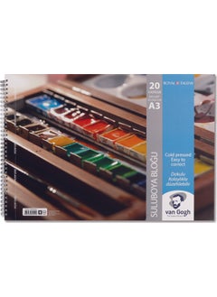Talens 300Gr A3 20Yp.Spiral Watercolor Block 