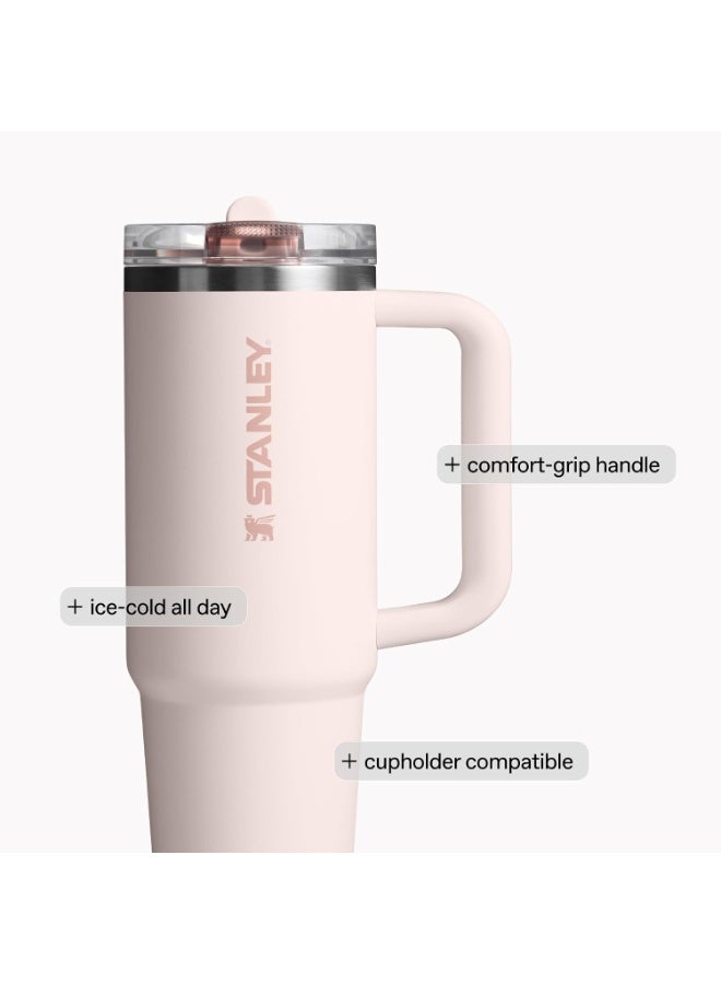 Stanley Quencher ProTour Flip Straw Tumbler, 40 oz, Insulated Stainless Steel, Leakproof Lid, Built-In Straw & Handle - Image 2