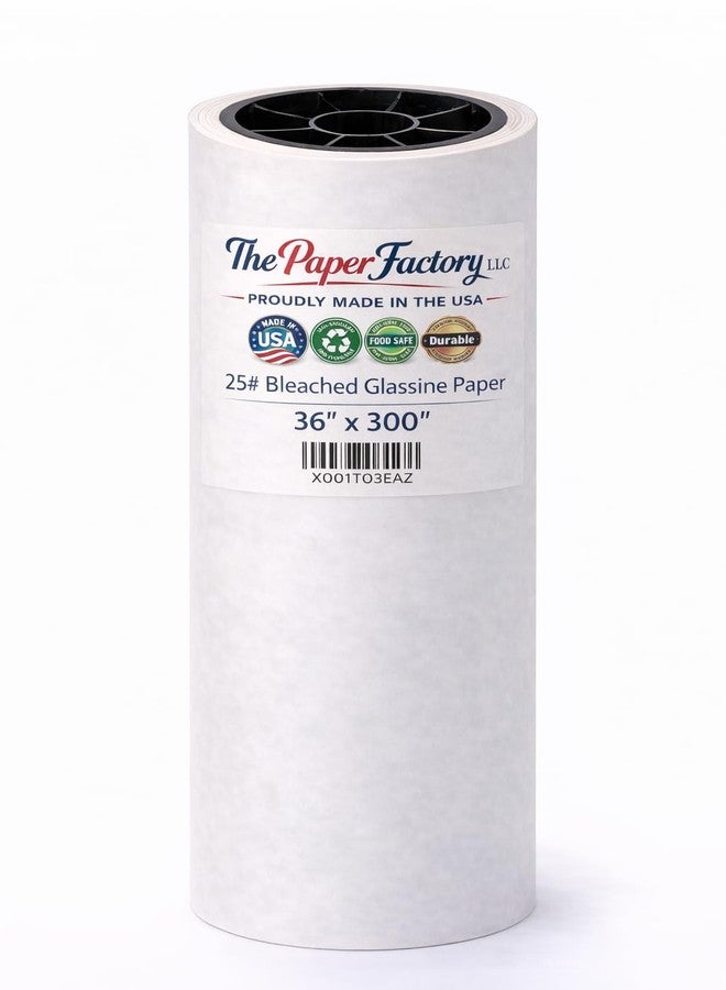 The Paper Factory LLC Glassine Paper 36" x 300' Premium Acid-Free Neutral pH. Archival Safe, Translucent, Grease-and Moisture-Resistant. Protect Artwork, Photos, documents, and Safe Food Wrapping. The Paper Factory LLC - Image 1